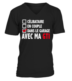 Célibataire, en couple, dans le garage avec ma GTI | Cadeau T-Collector®