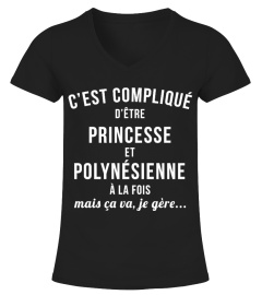 T-shirt Princesse - Polynésienne