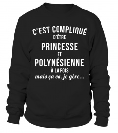 T-shirt Princesse - Polynésienne