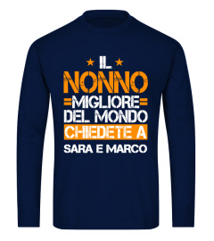 IL NONNO MIGLIORE DEL MONDO CHIEDETE A TSHIRT PERSONALIZZATA