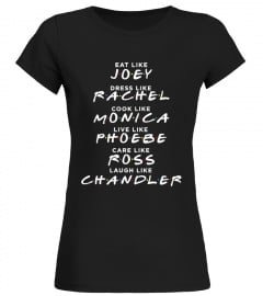 Friends T-shirt- Eat like JOEY