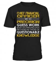 Chief Financial Officer We Do Precision Guess Work