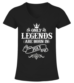 Legends Are Born In July Tee Shirt