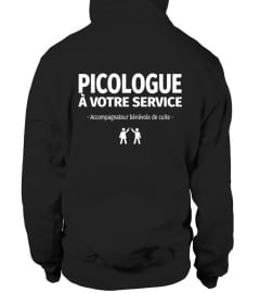 TSHIRT PICOLOGUE À VOTRE SERVICE APÉRO ALCOOL HUMOUR DRÔLE JB5 COLLECTION