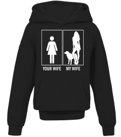 Your Wife My Wife Funny Golden Retriever Dog Lovers T-Shirt