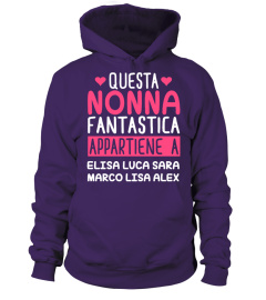 QUESTA NONNA FANTASTICA TSHIRT PERSONALIZZATO