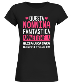 QUESTA NONNINA FANTASTICA TSHIRT PERSONALIZZATO