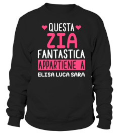 QUESTA ZIA FANTASTICA TSHIRT PERSONALIZZATO