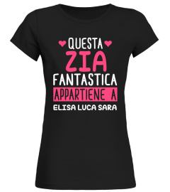 QUESTA ZIA FANTASTICA TSHIRT PERSONALIZZATO