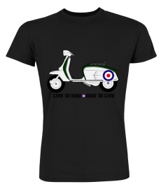 scooter live to ride tees