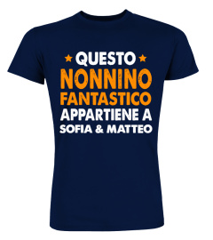 QUESTO NONNINO FANTASTICO APPARTIENE A TSHIRT PERSONALIZZATO