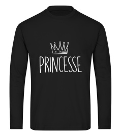 T-SHIRT PULL PRINCESSE EN COUPLE (Noir)