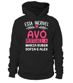 ESSA INCRÍVEL AVÓ  PERTENCE A TSHIRT PERSONALIZADO