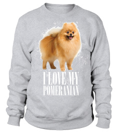 Pomeranian T shirt   I love my Pomeranian T Shirt