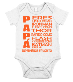 PAPA ERES IRONMAN THOR FLASH DU BIST UNSER LIEBLING SUPERHELD T-SHIRT