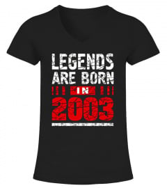 Legends Born In 2003 Shirts 14 Years