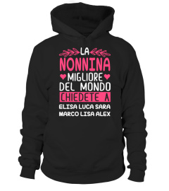 LA NONNINA MIGLIORE DEL MONDO CHIEDETE A TSHIRT PERSONALIZZATO