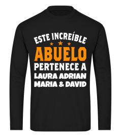 ESTE INCREÍBLE ABUELO PERTENECE A CAMISETA PERSONALIZADA