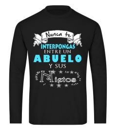 NUNCA TE INTERPONGAS ENTRE UN ABUELO Y SUS NIETOS T-SHIRT