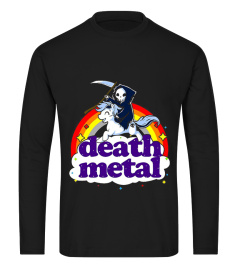 Death Metal Rocker T Shirt Unicorn Deat5