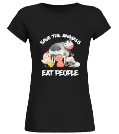 Animals Save - Eat  People Funny Shirt