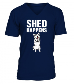[T Shirt]75-Shed Happens Dog Sledding