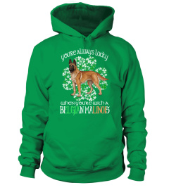 St Patrick Tag Glück Mit Ein Belgian Malinois Hund