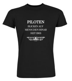 Piloten blicken auf Menschen hinab seit 1903