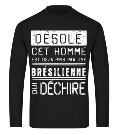 T-shirt Désolé Brésilienne