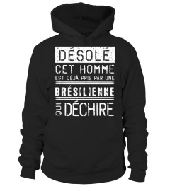 T-shirt Désolé Brésilienne