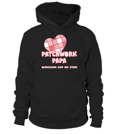 Papa Patchwork T-Shirt Vatertag Lieblingspapa