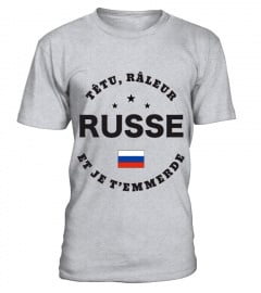 T-shirt têtu, râleur - Russe
