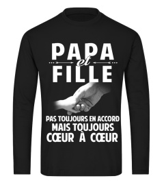 PAPA ET FILLE  PAS TOUJOURS EN ACCORD...