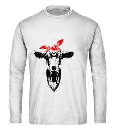 Goat Face Red Bandana T-shirt