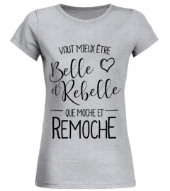 TShirt Femme BIO Belle et Rebelle