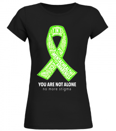 Mental Health Awareness Support Ribbon Word Cloud Shirt