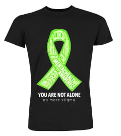 Mental Health Awareness Support Ribbon Word Cloud Shirt