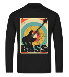 Vintage Electric Bass Guitar T-Shirt