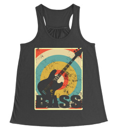 Vintage Electric Bass Guitar T-Shirt