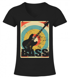 Vintage Electric Bass Guitar T-Shirt