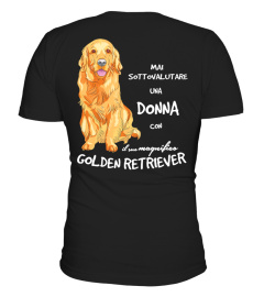 Doppia Stampa  DONNA GOLDEN RETRIEVER