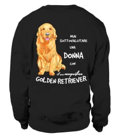 Doppia Stampa  DONNA GOLDEN RETRIEVER