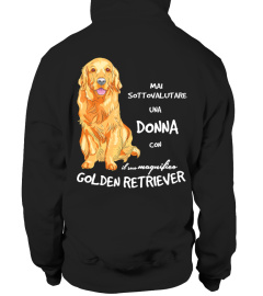 Doppia Stampa  DONNA GOLDEN RETRIEVER