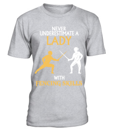 Lady With Fencing Skills T Shirt