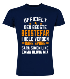 OFFICIELT DEN BEDSTE BEDSTEFAR PERSONIFIERET TSHIRT