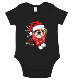 Christmas Santa Bulldog SHIRT