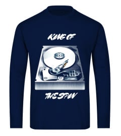 King of The Spin- DJ Tshirt for Deejays and Disc Jockeys