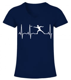 Ultimate Frisbee Shirt - Best Ultimate Frisbee Heartbeat Tee