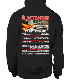 ÉLECTRICIEN TARIF HORAIRE