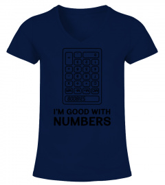 BOOBIES. I'M GOOD WITH NUMBERS WOMEN'S T